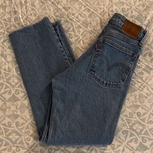 Levi's Women's Straight-Leg Denim Jeans in Blue